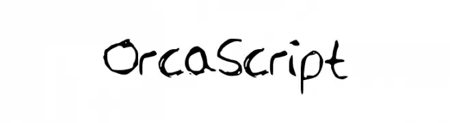 OrcaScript  font caratteri gratis