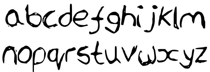 OrcaScript Font LOWERCASE