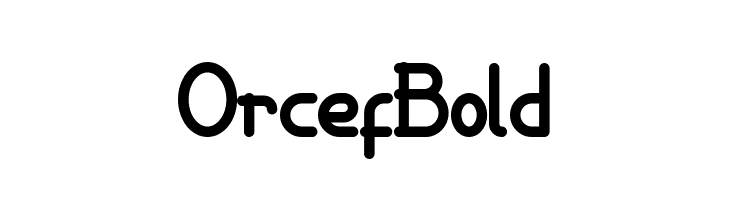 Orcef Bold  नि: शुल्क फ़ॉन्ट्स डाउनलोड