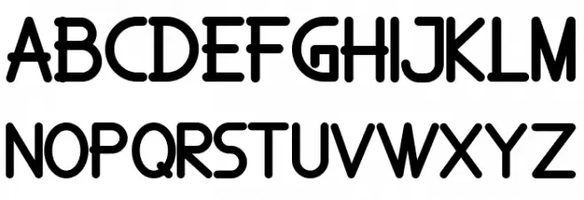 Orcef Bold フォント 大文字