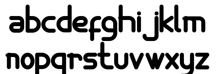 Orcef Bold Font LOWERCASE