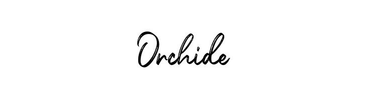 Orchide  免费字体下载