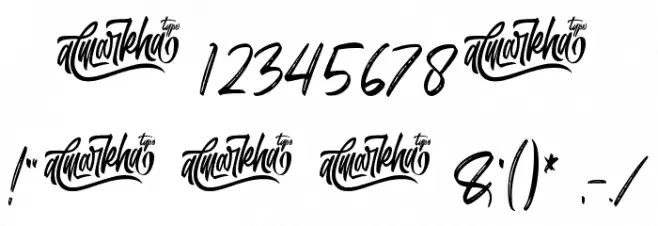 Orchide Font OTHER CHARS