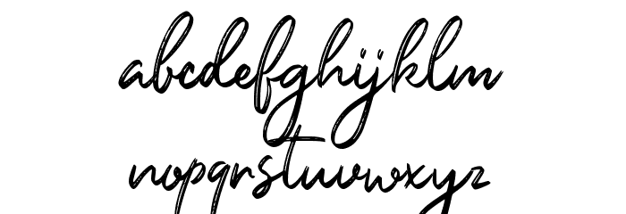 Orchide Font LOWERCASE