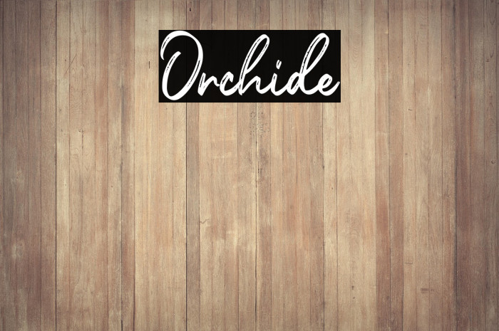 Orchide Example 3