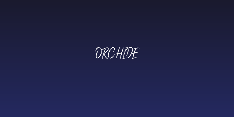 Orchide Social Header