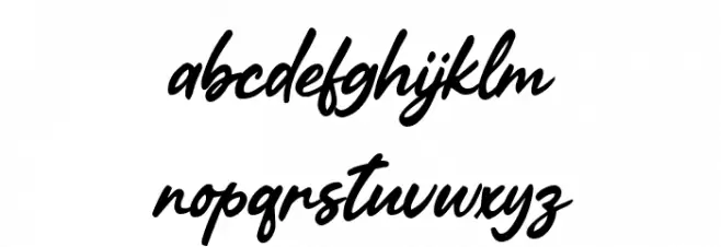 Orchidea Couture Font LOWERCASE