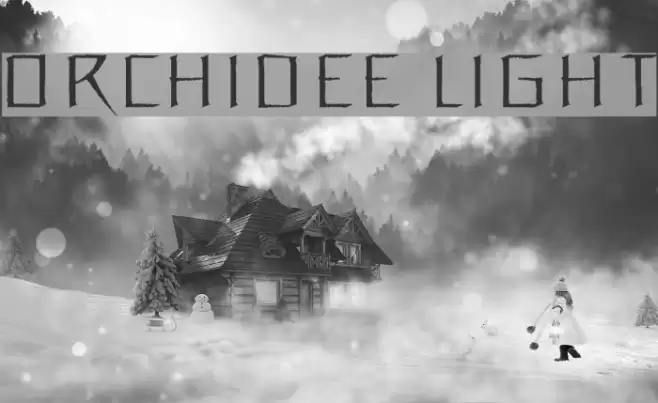 Orchidee Light Font examples