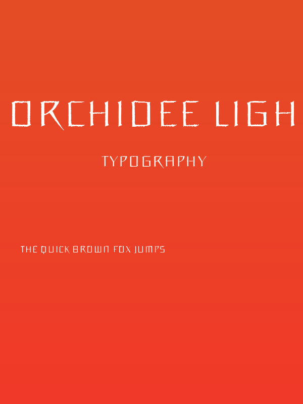 Orchidee Light Poster