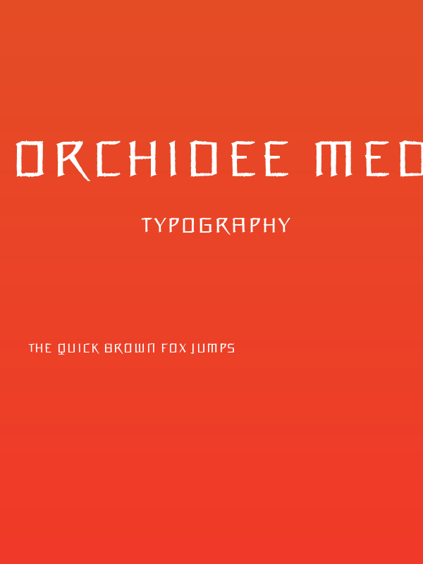 Orchidee Medium Poster