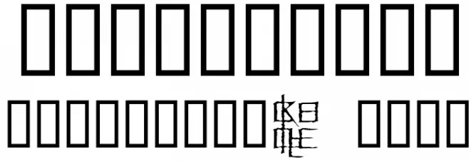 OrchideeMedium Font Alte caractere