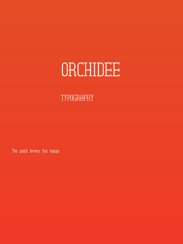 Orchidee Poster