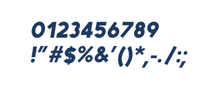 Orchis Prima Bold Italic Other Characters