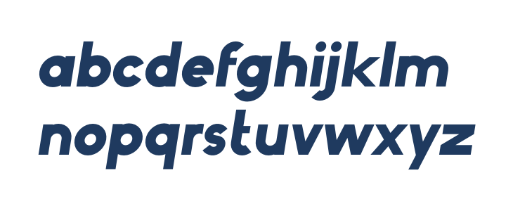 Orchis Prima Bold Italic Lowercase