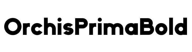 Orchis Prima Bold  font caratteri gratis