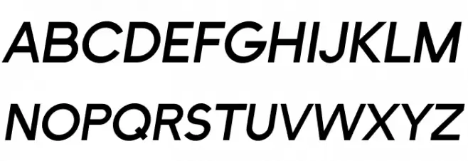 Orchis Prima Demi Italic フォント 大文字