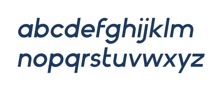 Orchis Prima Demi Italic Lowercase