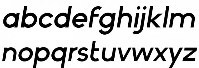 Orchis Prima Demi Italic Caratteri MINUSCOLO