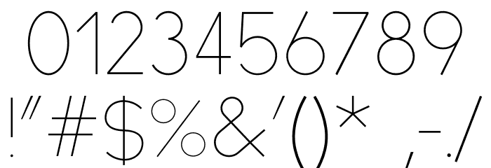 Orchis Prima Light Font OTHER CHARS