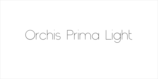 Orchis Prima Light Logo