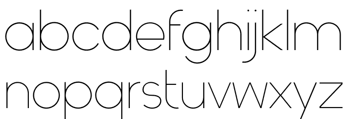 Orchis Prima Light Font LOWERCASE
