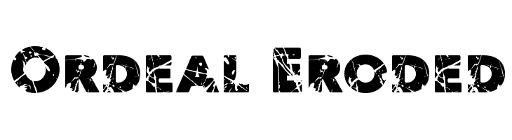 Ordeal Eroded  Free Fonts Download
