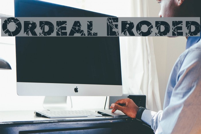 Ordeal Eroded Font examples