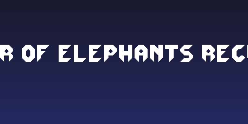 Order Of Elephants Regular Social Header