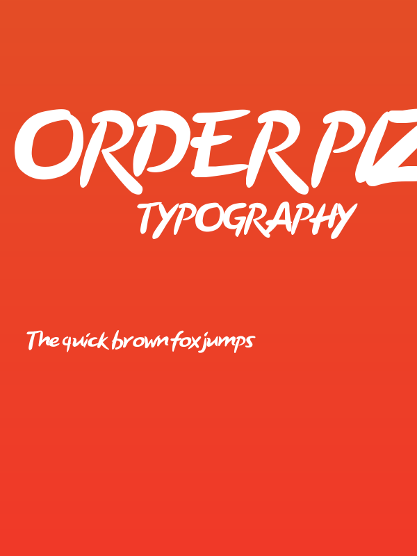 Order Pizza Poster