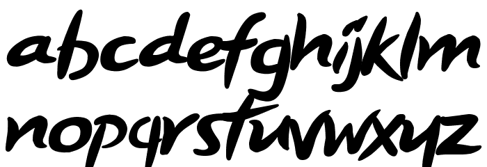 Order Pizza Font LOWERCASE