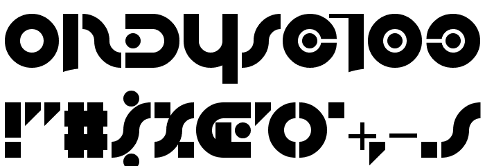 Order in Chaos Font OTHER CHARS