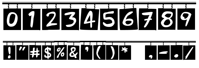 OrderUp Font OTHER CHARS