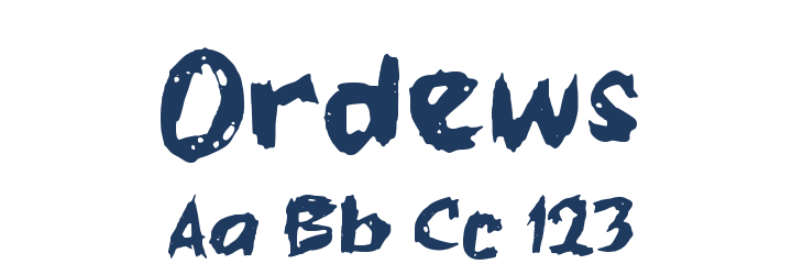 Ordews Font Preview