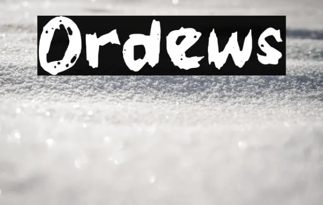 Ordews Example 1