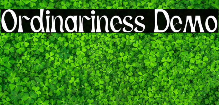 Ordinariness Demo Example 3
