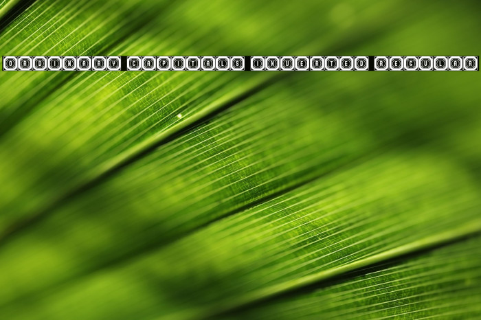 Ordinary Capitals Inverted Regular Example 3