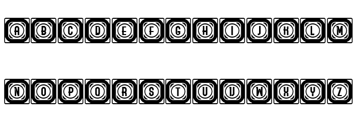 Ordinary Capitals Inverted Regular Font LOWERCASE