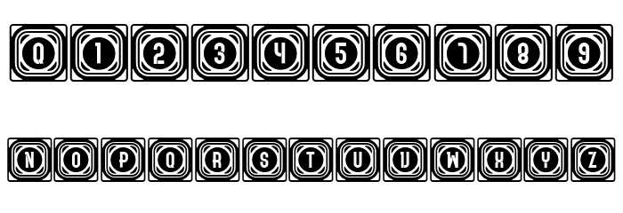 Ordinary Capitals Rustique Regular Font OTHER CHARS
