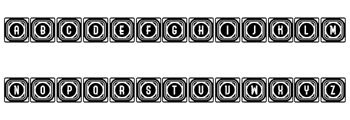 Ordinary Capitals Rustique Regular Font LOWERCASE