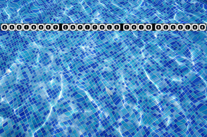 Ordinary Capitals Thin Regular Example 2