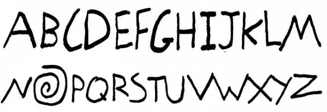 Ordinary Day Schriftart Groß