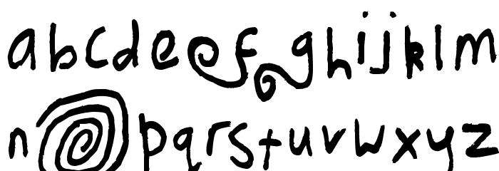 Ordinary Day Font LOWERCASE