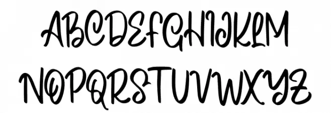 Ordinary Font फ़ॉन्ट अपरकेस
