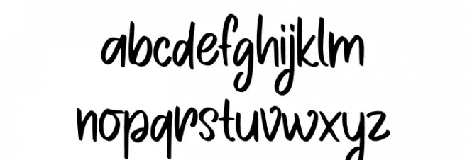 Ordinary Font फ़ॉन्ट लोअरकेस