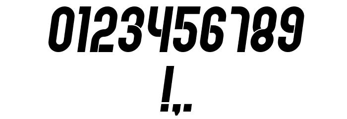 Ordinary Italic Font OTHER CHARS