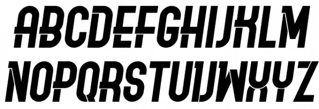 Ordinary Italic Polices MAJUSCULES