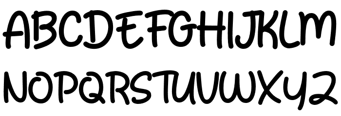 Ordinary Notes Font UPPERCASE