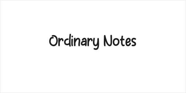 Ordinary Notes Logo
