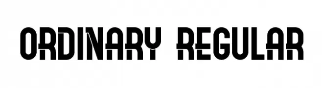 Ordinary Regular 
