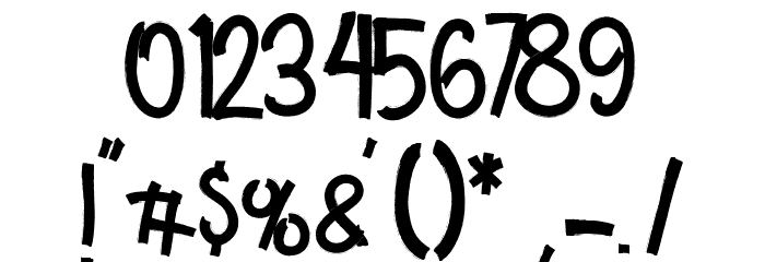 Ordinary Font OTHER CHARS